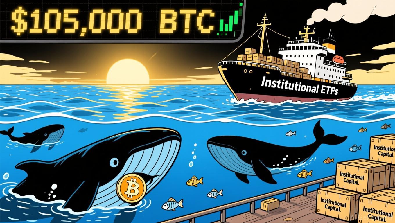 比特币巨鲸的潜力和机构买盘的投资动向:为何2026年的强劲牛市前景显而易见?